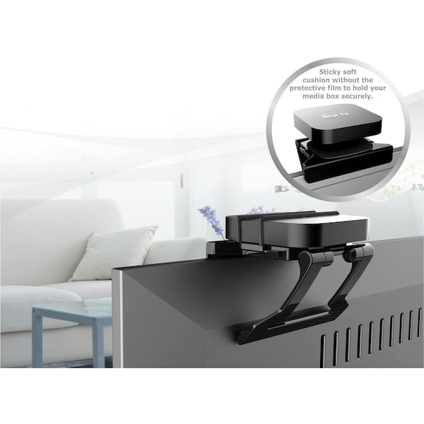 Universal Adjustable TV Clip Mount For Streaming Devices